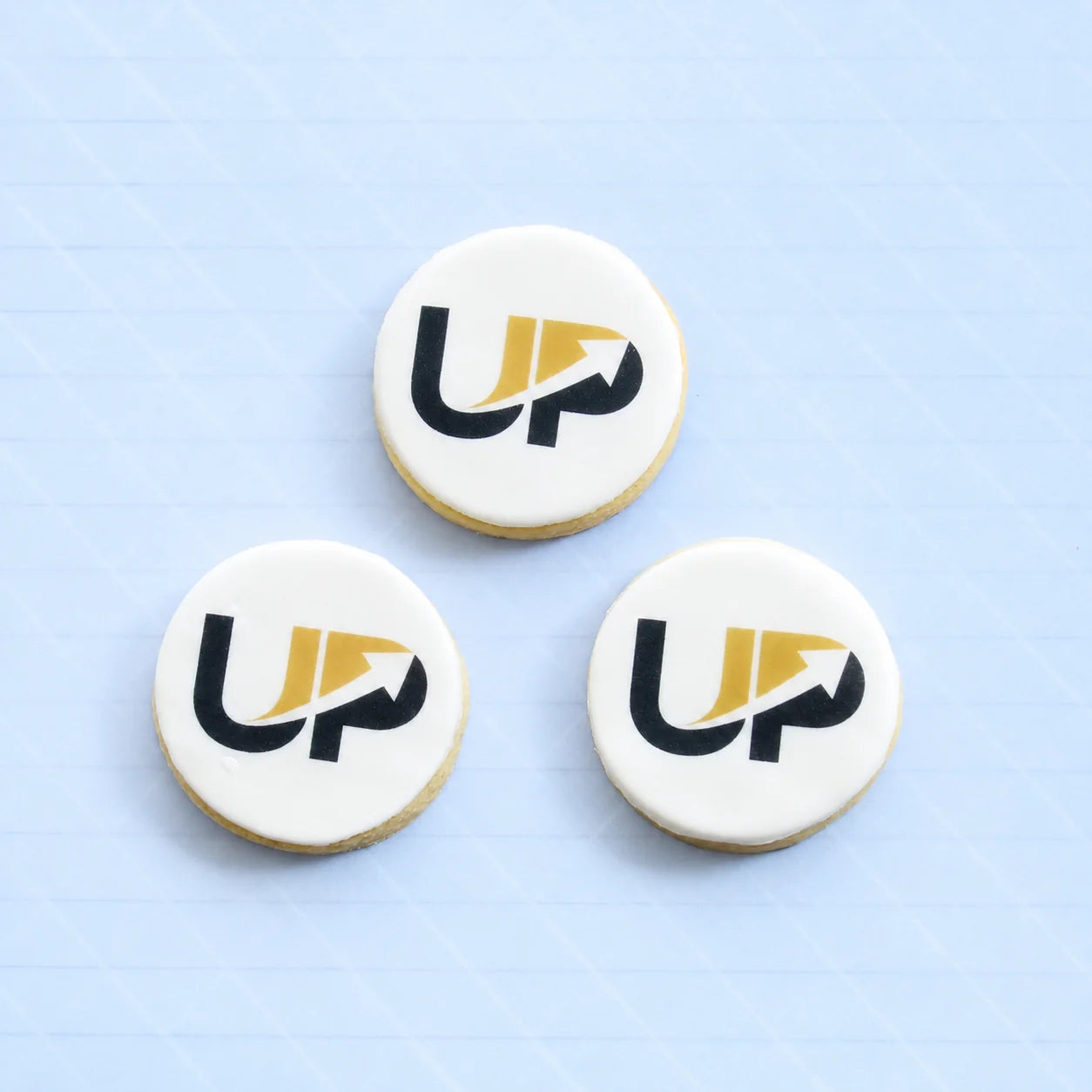 Round logo cookies 4cm - 2