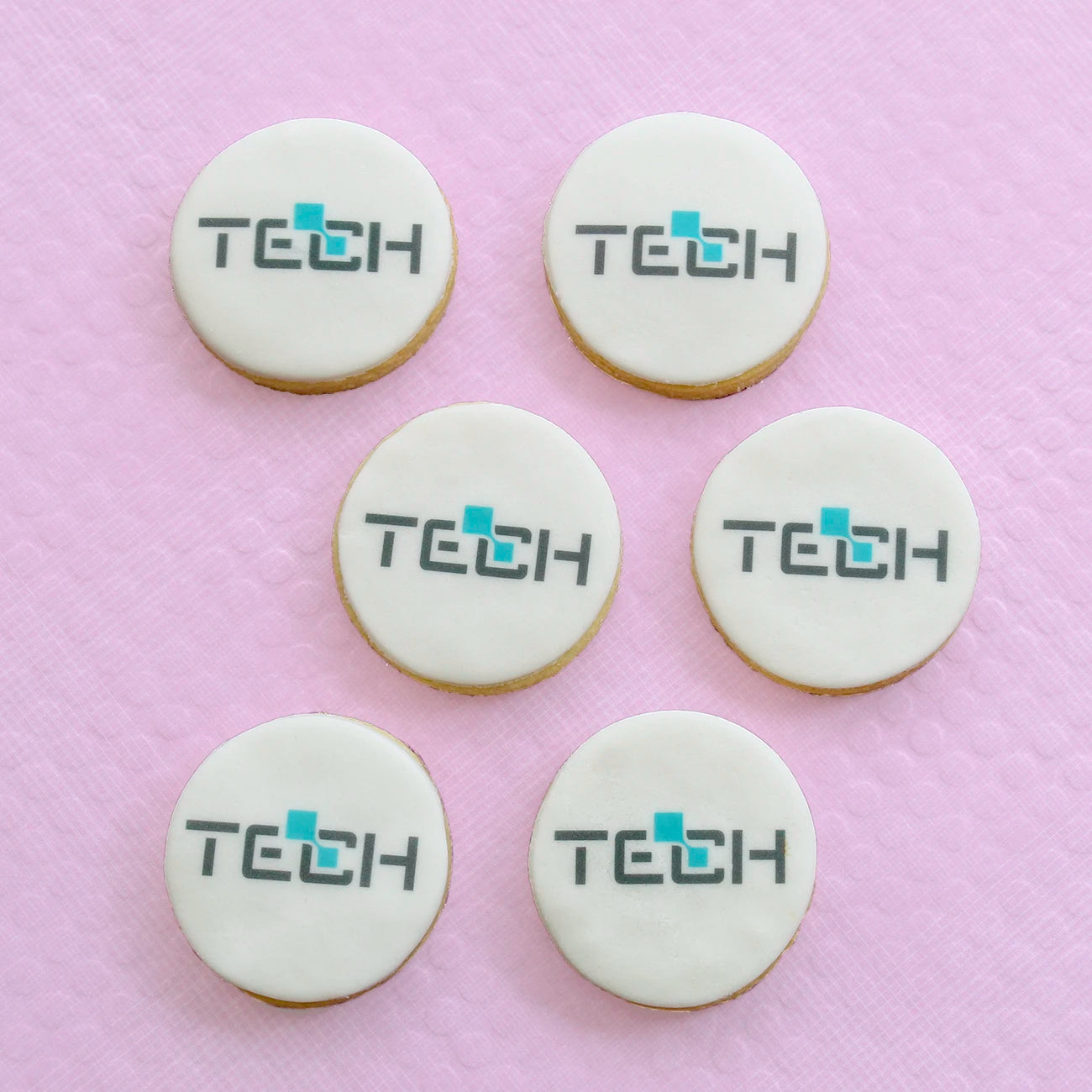 Round logo cookies 5cm - 3