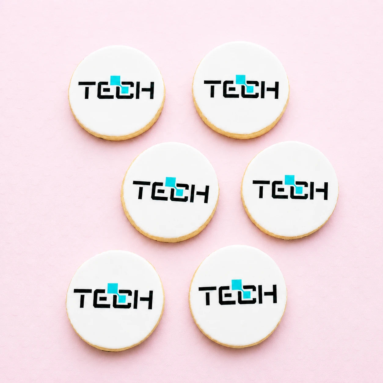 Round logo cookies 5cm - 3
