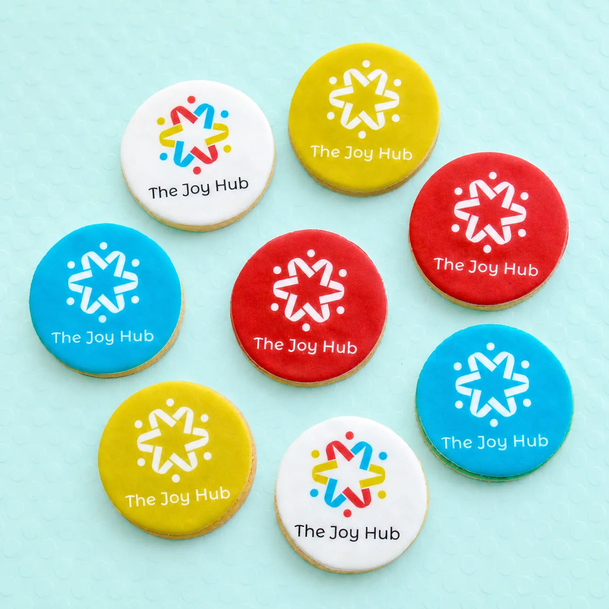 Round logo cookies 6cm - 2
