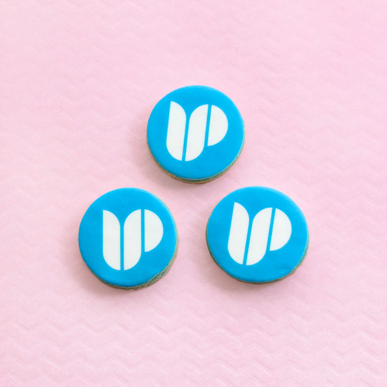 Round logo cookies 4cm - 3