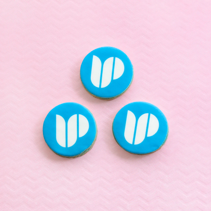 Round logo cookies 4cm - 3