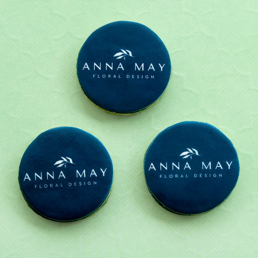 Round logo cookies 7cm - 2