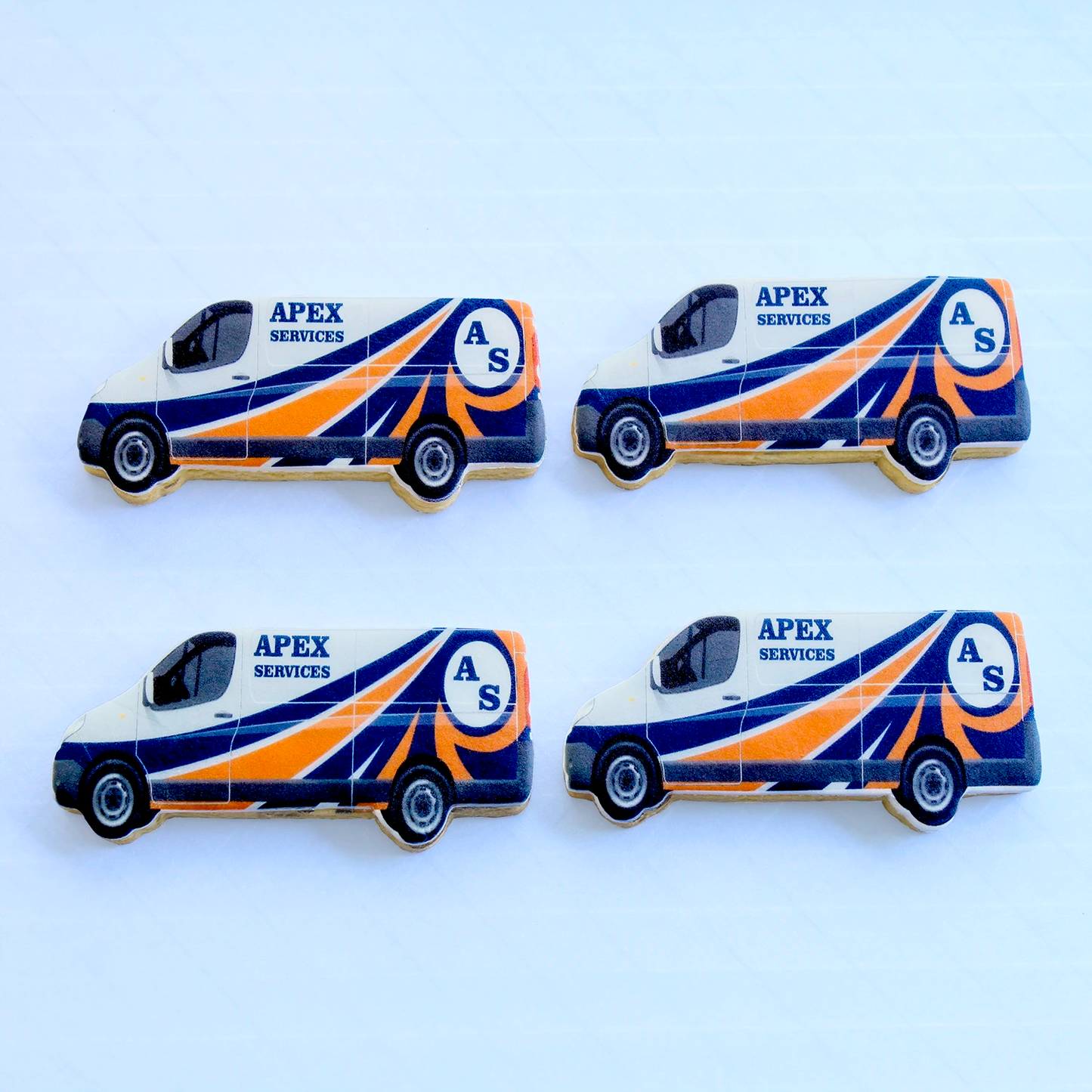 car Shaped Custom Cookies 3