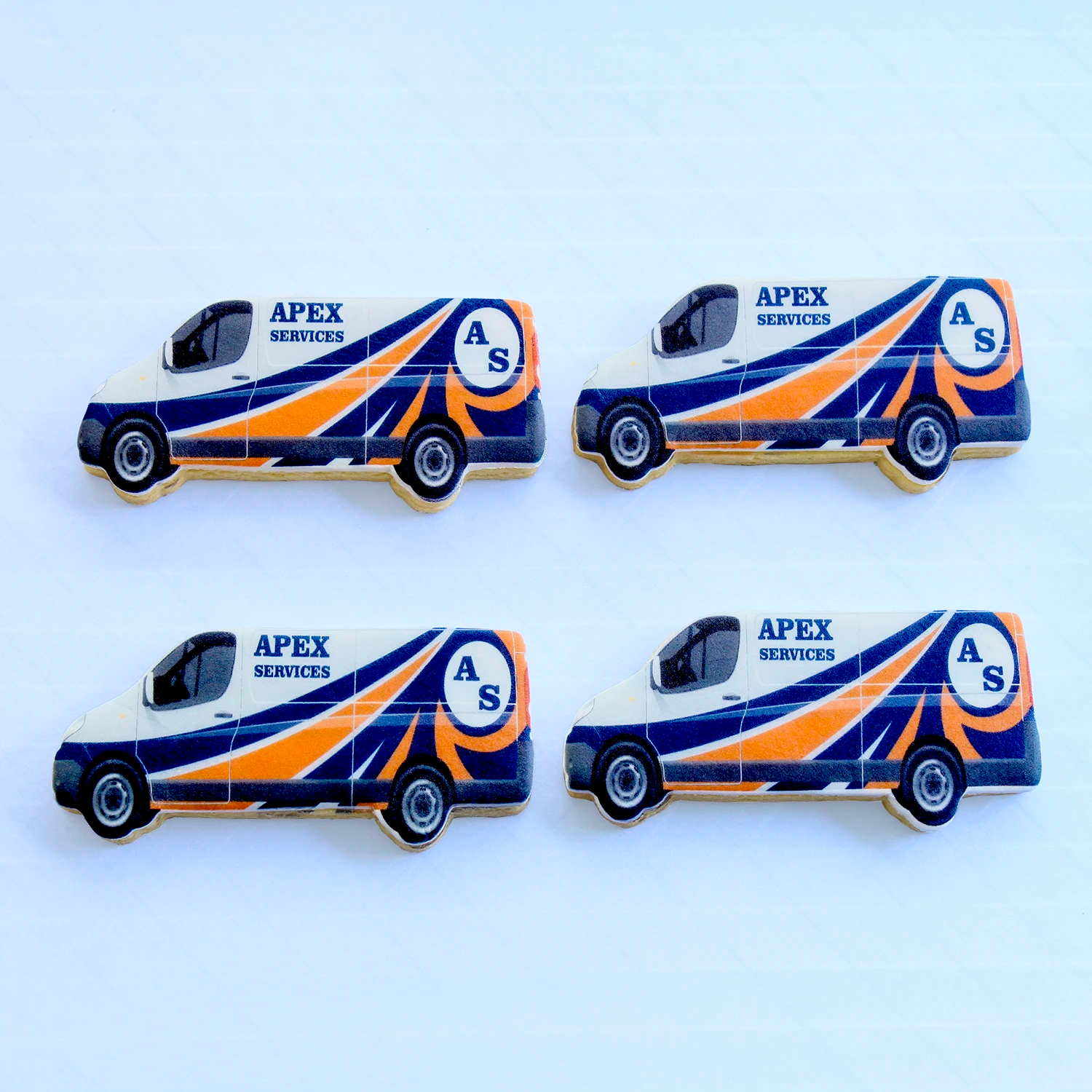 car Shaped Custom Cookies 3