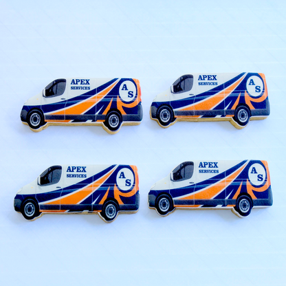 car Shaped Custom Cookies 3
