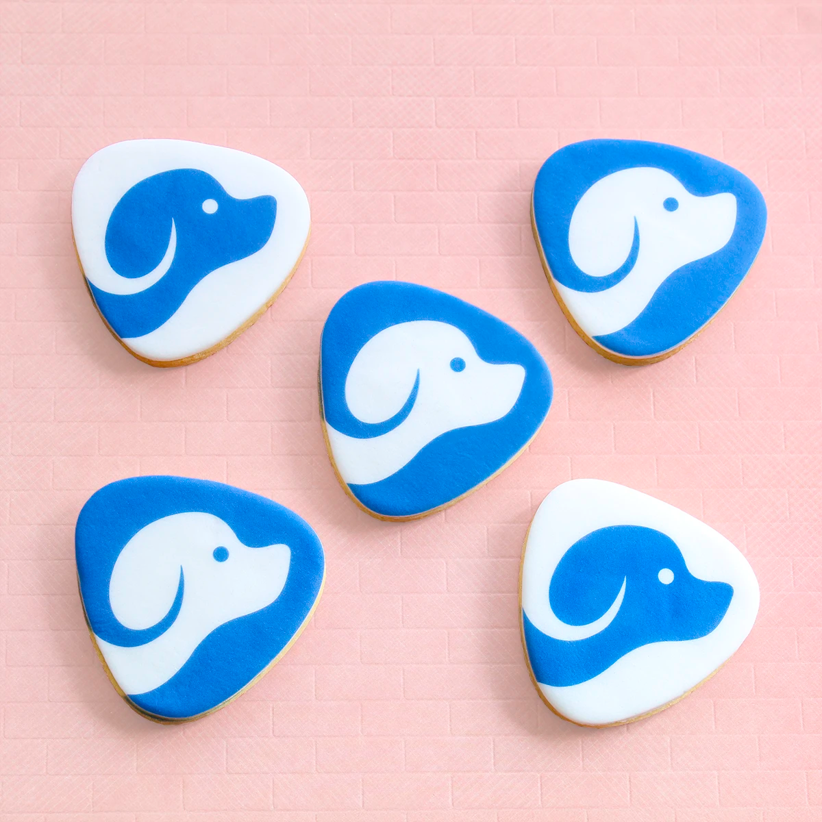 Dog Shaped custom Cookies